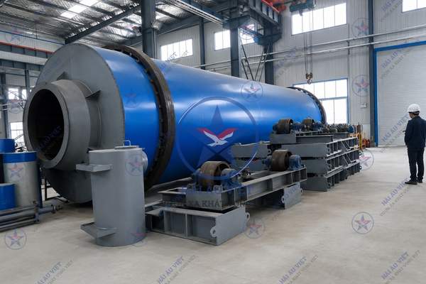 dây chuyền sấy mùn cưa dăm gỗ