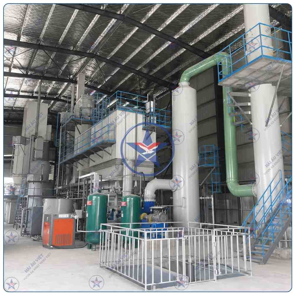 hệ thống lò nhiệt phân