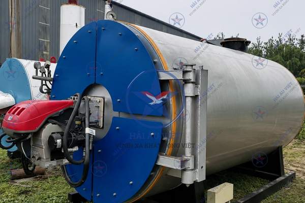 lò dầu tải nhiệt đốt gas dầu