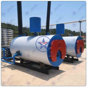 lò dầu tải nhiệt đốt gas dầu