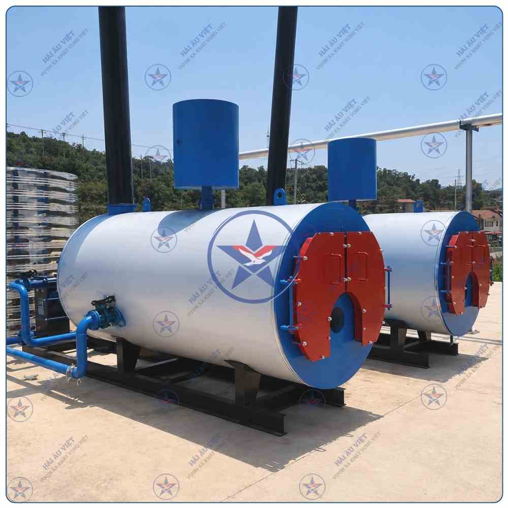 lò dầu tải nhiệt đốt gas dầu