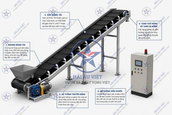 băng tải cấp liệu