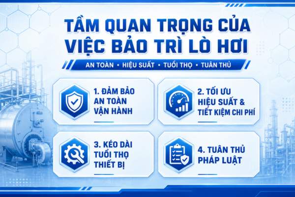 tầm quan trọng của việc bảo trì lò hơi