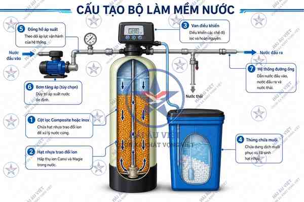 bộ làm mềm nước