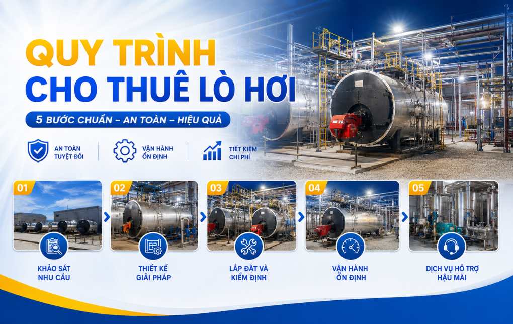 quy trình cho thuê lò hơi